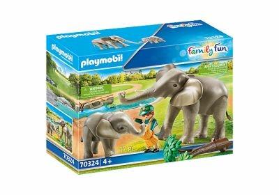 Playmobil Guardiano Zoo con Elefanti - 5