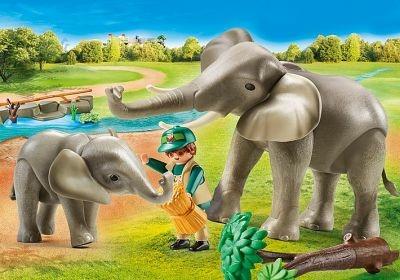 Playmobil Guardiano Zoo con Elefanti - 6