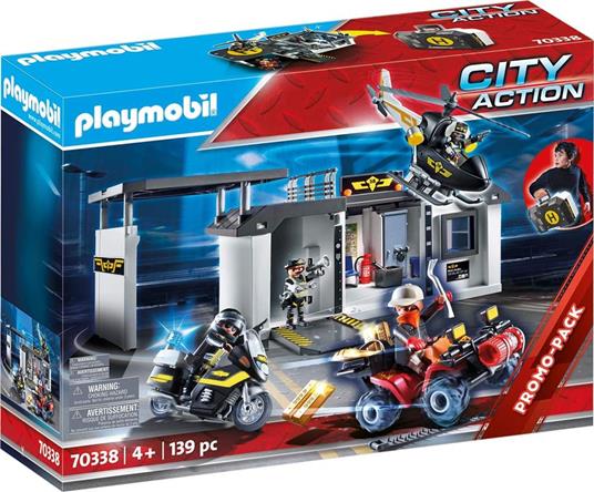 Playmobil Promo Pack (70338). Centrale Portatile Dell'Unita' Speciale Di Polizia - 2