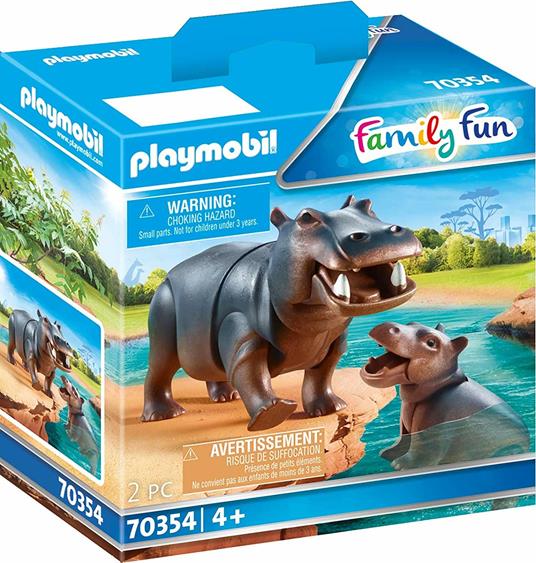 Playmobil Ippopotamo con Cucciolo