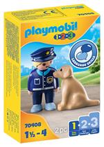 Playmobil (70408). Poliziotto Con Cane 1.2.3