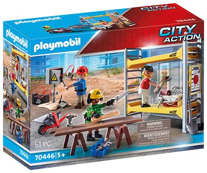 Playmobil (70446). Construction. Operai Edili Al Lavoro