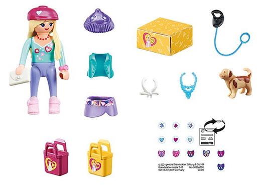 Playmobil: 70595 - Fashion - Fashion Girl Con Cagnolino - 3