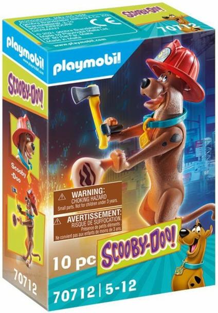 Playmobil 70712 Scooby-Doo! Scooby Vigile Del Fuoco