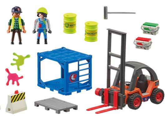 Playmobil 70772 Operai Con Muletto - 2