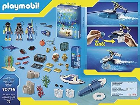 Playmobil 70776 Calendario dell'Avvento 'Guardia costiera in missione' - 4