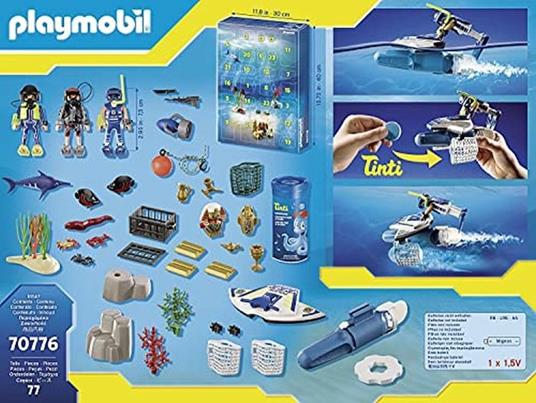 Playmobil 70776 Calendario dell'Avvento 'Guardia costiera in missione' - 4