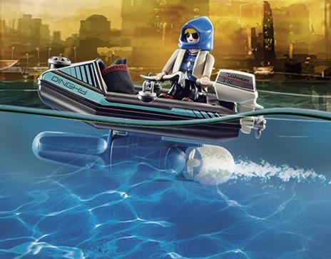 Playmobil 70782 Jetpack della Polizia e ladro d'arte - 5