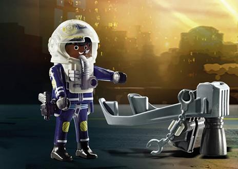 Playmobil 70782 Jetpack della Polizia e ladro d'arte - 6