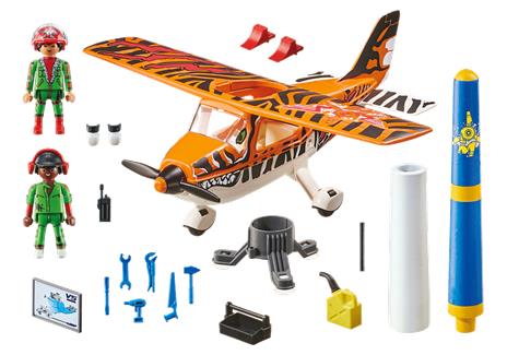 Playmobil 70902 Air Stunt Show Tiger Propeller Plane - 3