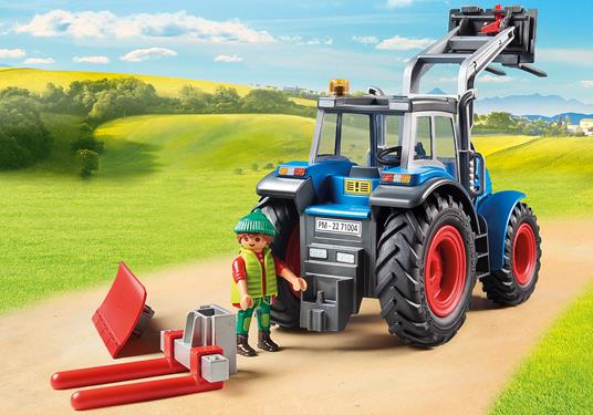 Playmobil  - Grande trattore con accessori - 4