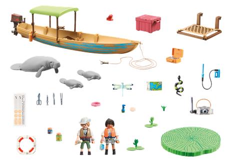 Playmobil 71010 Wiltopia - Gita in barca e lamantini della foresta amazzonica - 2