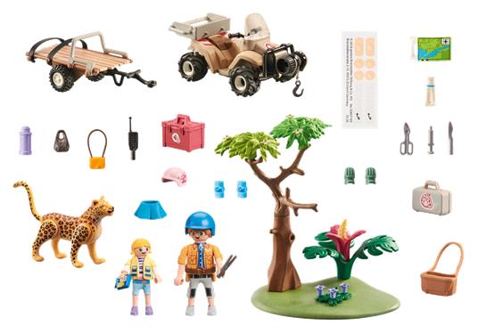 Playmobil 71011 Wiltopia - Quad di soccorso animali della Amazzonia - 2