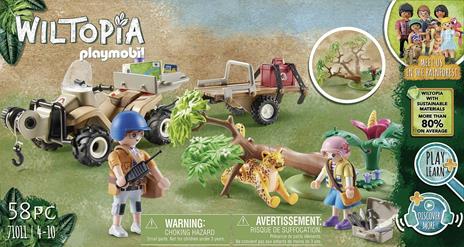 Playmobil 71011 Wiltopia - Quad di soccorso animali della Amazzonia - 3
