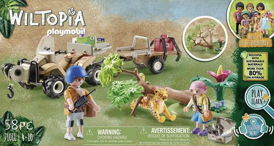 Playmobil 71011 Wiltopia - Quad di soccorso animali della Amazzonia - 3