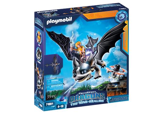 71081 - Playmobil Dragons The Nine Realms - Thunder & Tom : Achat occasion | Figurines Playmobil Plastique 3 ans - 4 ans Neuf, avec étiquette
