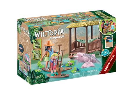 Playmobil 71143 Wiltopia - Escursione tra i delfini di fiume