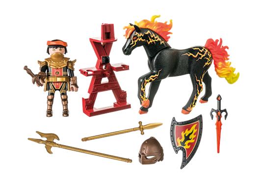 Playmobil 71213 Guerrieri di Burnham - Cavaliere di fuoco. - 2