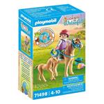Bambina con pony e puledro HORSES OF WATERFALL 10 pz 71498