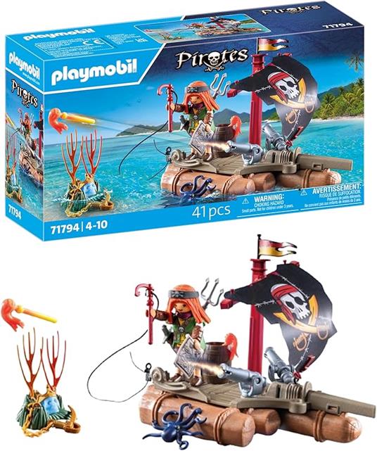 Playmobil Pirates Zattera dei Pirati