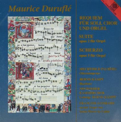 Requiem fur Soli, Chor - CD Audio di Maurice Duruflé