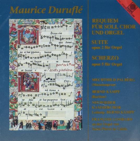Requiem fur Soli, Chor - CD Audio di Maurice Duruflé