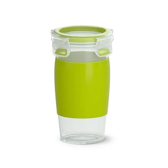 EMSA CLIP & GO Contenitore per il pranzo 0,45 L Plastica Verde, Trasparente 1 pezzo(i)
