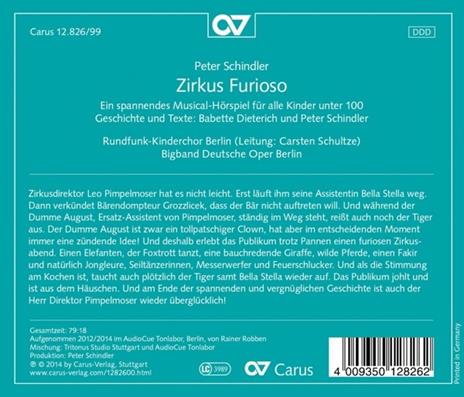 Zirkus Furioso - CD Audio di Peter Schindler - 2