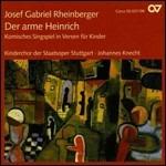 Il povero Enrico (Der Arme Heinrich) - CD Audio di Joseph Gabriel Rheinberger