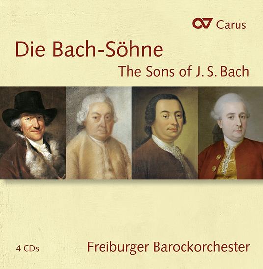 The Bach Sons Symphonies And Concertos - CD Audio di Johann Sebastian Bach,Freiburger Barockorchester
