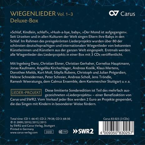 Wiegen Lieder - CD Audio - 2
