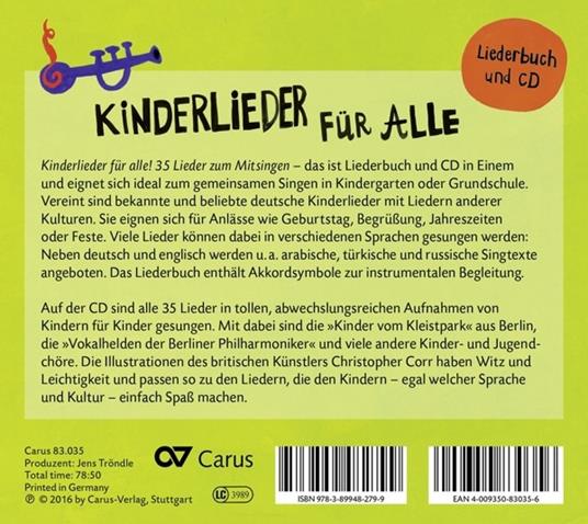 Kinderlieder fur Alle - CD Audio - 2