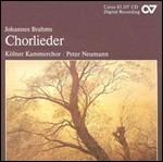 Lieder corali - CD Audio di Johannes Brahms
