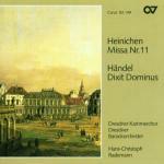 Messa n.11 / Dixit Dominus - CD Audio di Georg Friedrich Händel,Johann David Heinichen