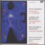 Ouverture D8 / Quartetto op.135 / Concerto funebre per violino e orchestra - CD Audio di Ludwig van Beethoven,Franz Schubert,Karl Amadeus Hartmann