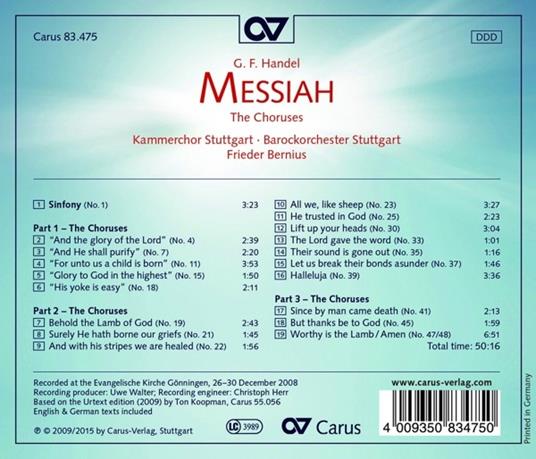 Messiah - CD Audio di Georg Friedrich Händel - 2