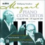 Concerti per pianoforte n.23, n.27 - CD Audio di Wolfgang Amadeus Mozart,Clifford Curzon,Rafael Kubelik,Orchestra Sinfonica della Radio Bavarese