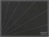Dahle Vantage - Tappetino da taglio formato A2, 45 x 60 cm, autorigenerante, utilizzabile su entrambi i lati, con griglia, colore: Nero