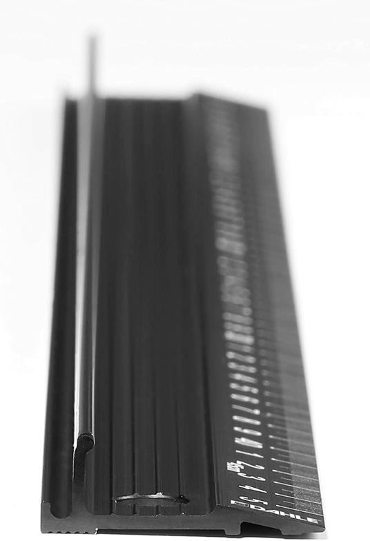 Righello antiscivolo Dahle in alluminio - 45 cm - 3