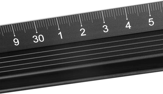 Righello antiscivolo Dahle in alluminio - 45 cm - 6