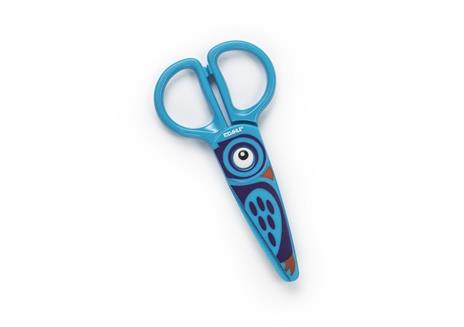 Forbici punta arrotondata Dahle Blu, Gufo - 2