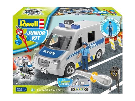 Modellino 1/20 Junior Kit Police Van Revell