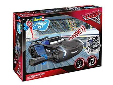 Modellino Cars 3 Jackson Storm. Junior Kit (Lights & Sound) Revell - 3