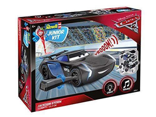 Modellino Cars 3 Jackson Storm. Junior Kit (Lights & Sound) Revell