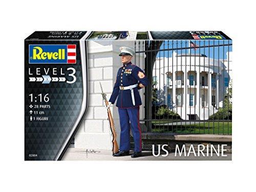 US Marine Figure Plastic Kit 1:16 Model RV02804