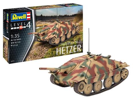Jagdpanzer 38 T Tank Plastic Kit 1:35 Model Rv03272