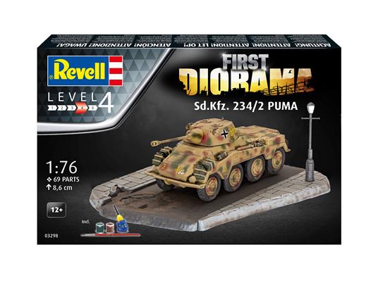 Revell: First Diorama Set - Sd.Kfz. 234/2 Puma (03298)