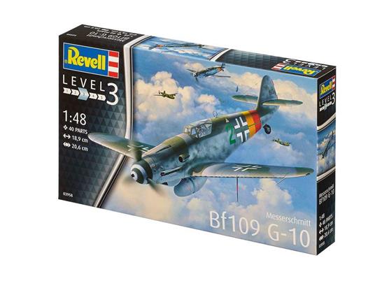 Messerschmitt Bf-109 G-10 Plastic Kit 1:48 Model Rv03958 - 5