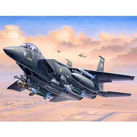 Modellino Aereo Militare F-15E Strike Eagle & Bombs