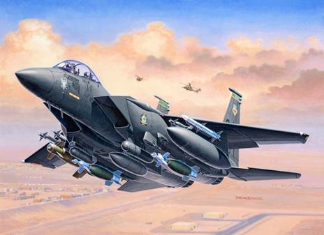Modellino Aereo Militare F-15E Strike Eagle & Bombs - 3